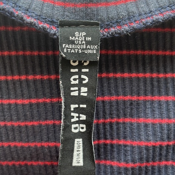 Design Lab Striped Tee - Picture 5 of 7